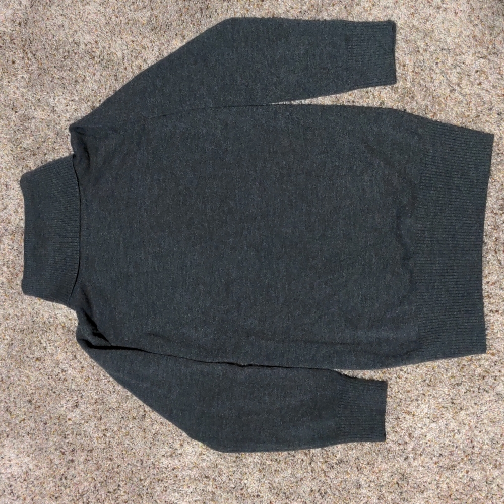Women's Dark Gray Knit Turtleneck